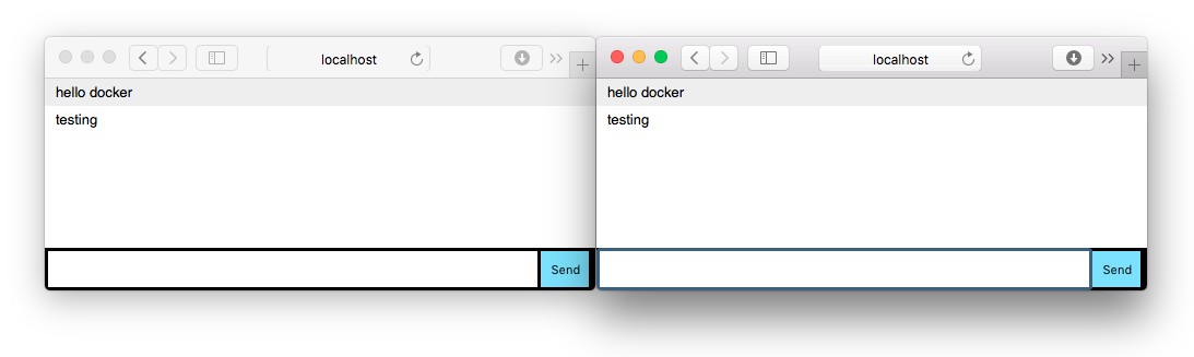 Docker chat demo working!